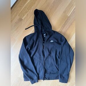 Black Nike full zip sweatshirt